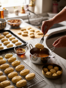 Melomakarona Honey Cookies 