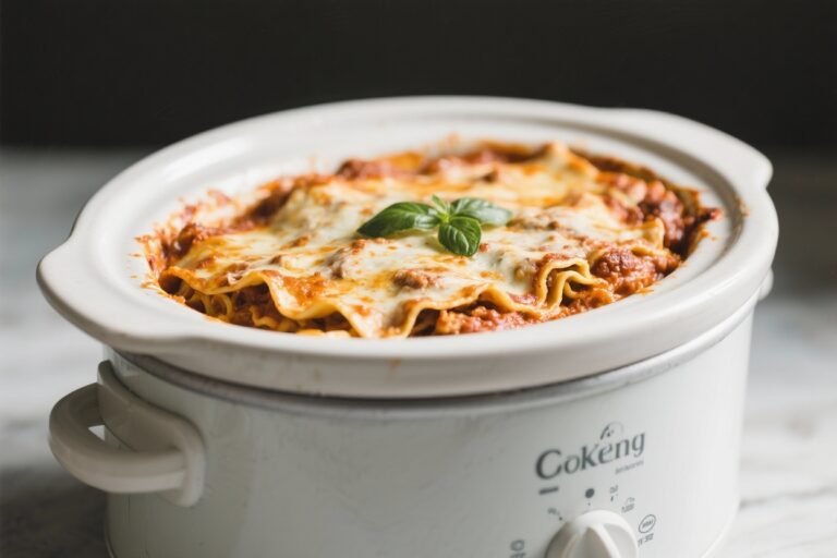Crockpot Lasagna — Easy, Cozy, and Perfect for Comfort Food