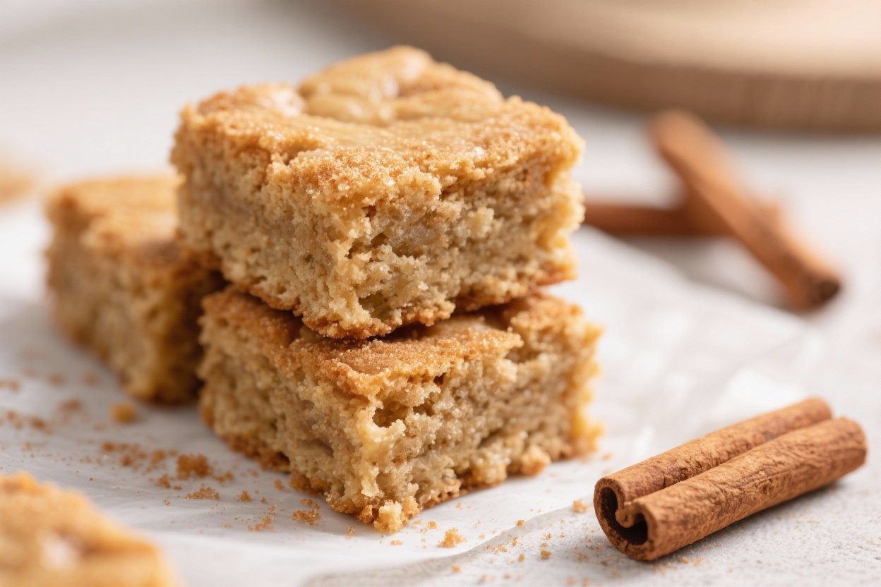 cinnamon sugar blondies
