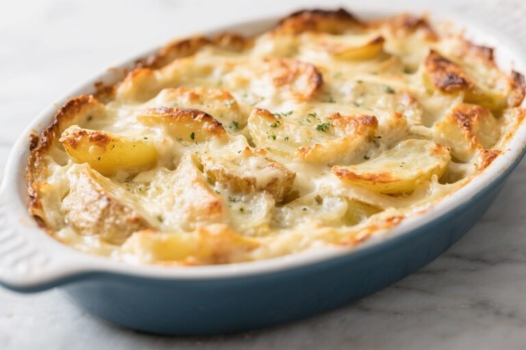 Swedish Potato Casserole with a Rich Cozy Ultimate Taste