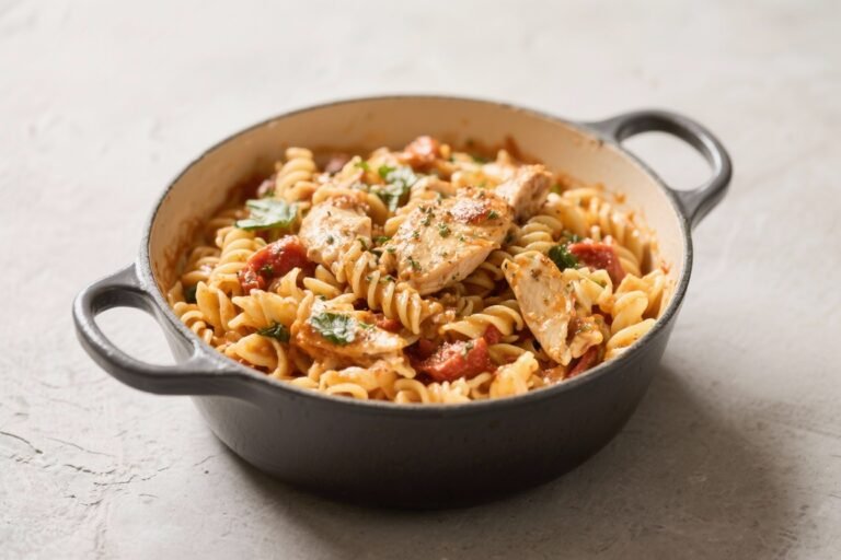 One Pot Chicken Pasta for a Cozy Weeknight Favorite