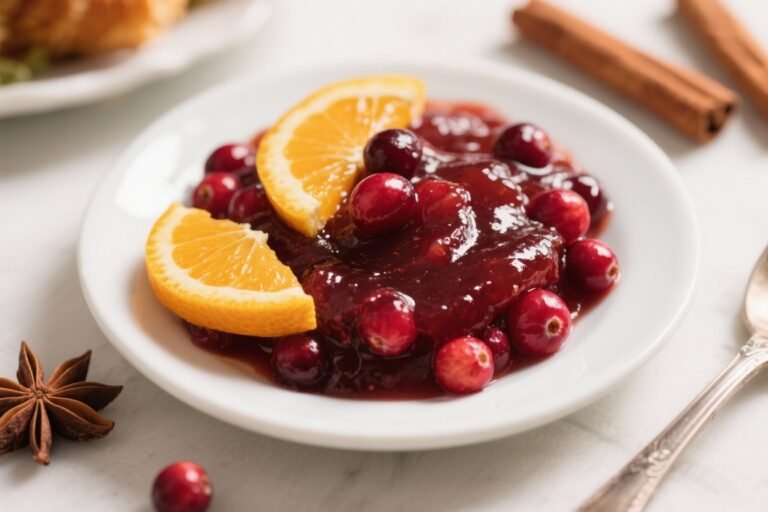 Cranberry Sauce With Orange and Cinnamon – Bright, Cozy, and Easy