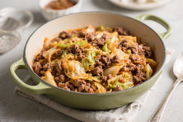 One-Pot Ground Beef and Cabbage for Easy Weeknight
