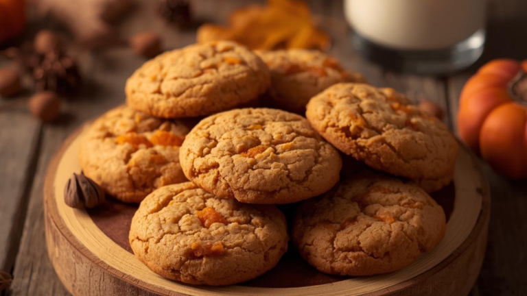 Homemade Persimmon Cookies with Warm Fall Flavor