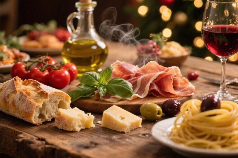 A Complete Italian Christmas Dinner with 10 Festive Recipes