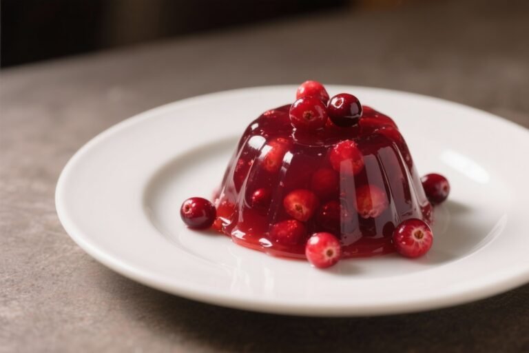 Easy and Old-fashioned Cranberry Kisiel Made at Home