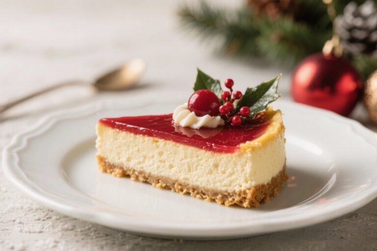 How to Make a Classic Christmas Cheesecake