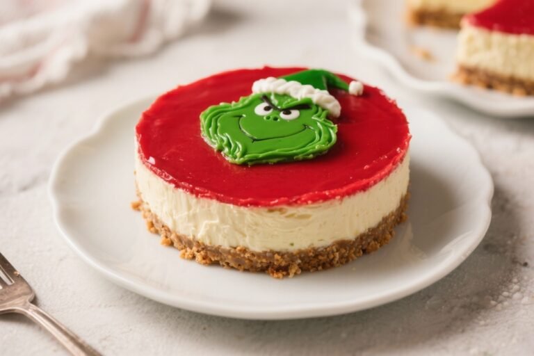 No-Bake Grinch Cheesecake – Festive, Fun, and Surprisingly Easy