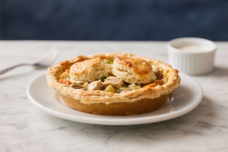 How to Make Biscuit Chicken Pot Pie in the Red Lobster Style