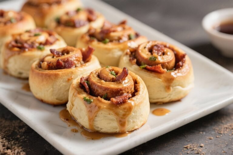 Savory Miso Bacon Cinnamon Rolls Made Hassle Free