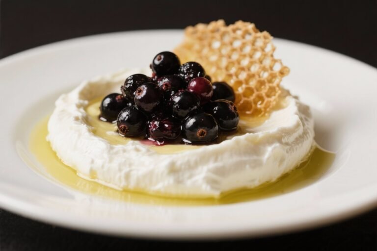 Black Currant & Honeycomb Labneh – Creamy, Tangy, and Beautiful