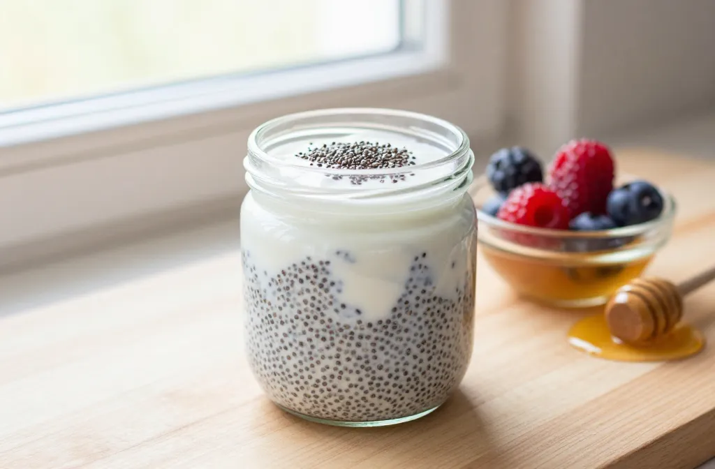 Creamy Perfection: Chia Seed Pudding with Yogurt